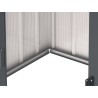 Metallist aiakuur 2,0 x 1,8