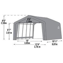 Autotelk 3,7 x 6,1 hall
