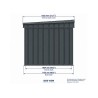 Metallist aiakuur 2,0 x 1,8
