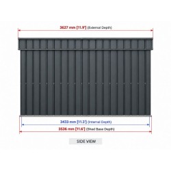 Metallist aiakuur 3,2 x 3,6