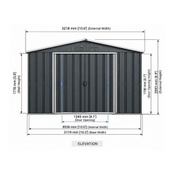 Metallist aiakuur 3,2 x 2,4