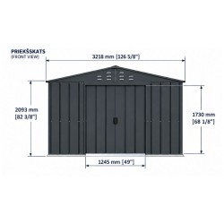 Metallist aiakuur 3,2 x 2,4