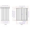 Metallist aiakuur 1,6 x 1,2